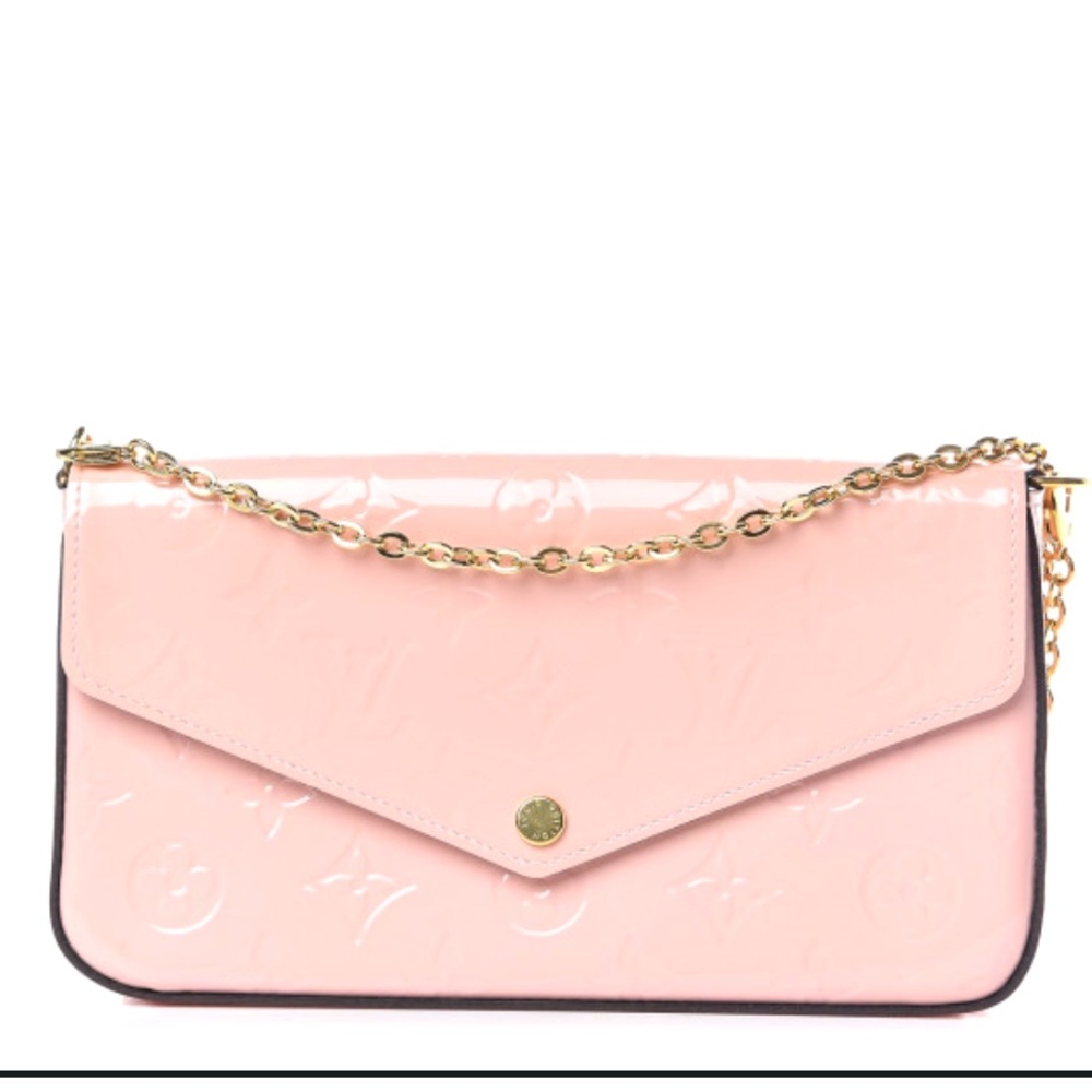 Louis Vuitton Vernis Felicie Chain Wallet